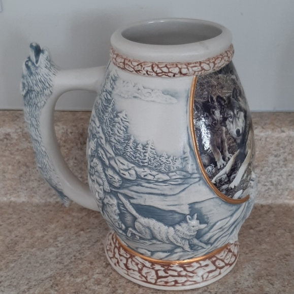 *  Wolf Beer Stein - Picture 3 of 6